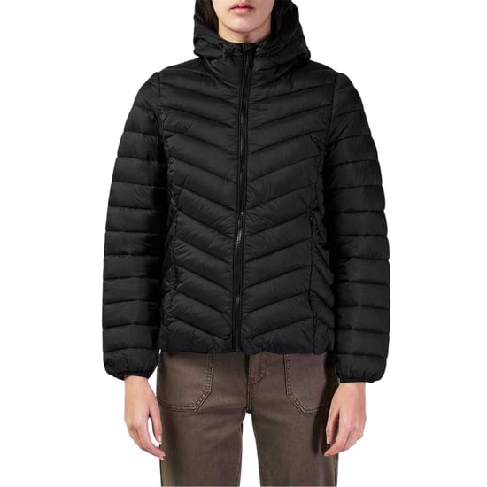 SoulCal Womens/Ladies Bubble Hooded Padded Jacket (Black) - Image 1