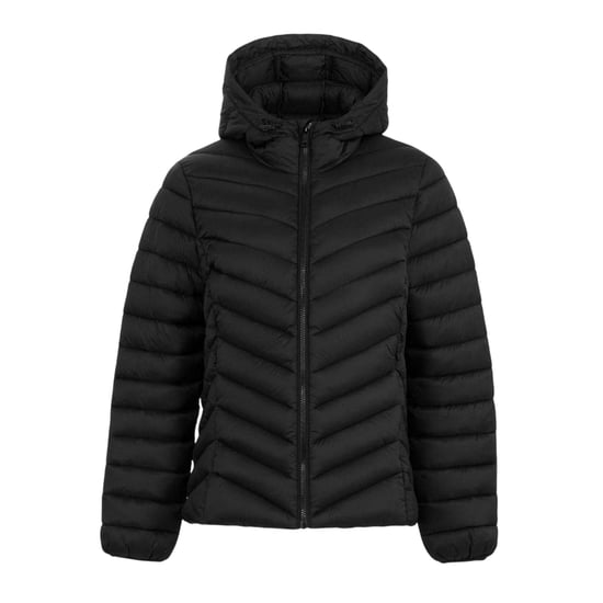 SoulCal Womens/Ladies Bubble Hooded Padded Jacket (Black) - Image 2