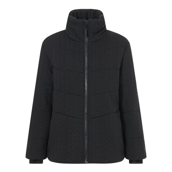 Regatta Womens/Ladies Amaryl Cable Knit Padded Jacket (Black) - Image 1