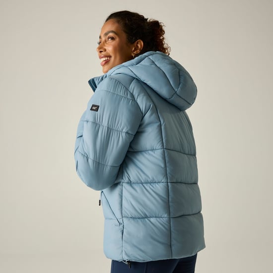 Regatta Womens/Ladies Eyre Padded Jacket (Dusky Blue) - Image 4