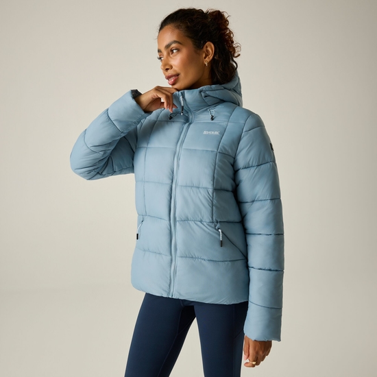 Regatta Womens/Ladies Eyre Padded Jacket (Dusky Blue) - Image 5