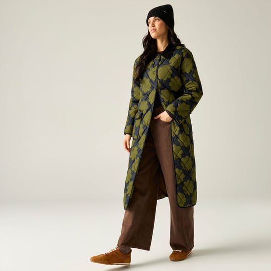 Regatta Womens/Ladies Sun Daisy Quilted Mid Length Jacket (Olive) - Image 1