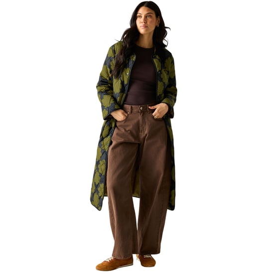 Regatta Womens/Ladies Sun Daisy Quilted Mid Length Jacket (Olive) - Image 2