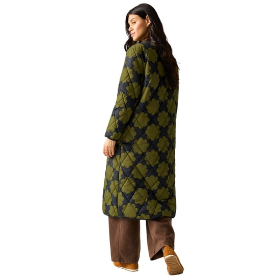 Regatta Womens/Ladies Sun Daisy Quilted Mid Length Jacket (Olive) - Image 3