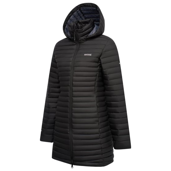 Regatta Womens/Ladies Selenar Quilted Long Jacket (Black) - Image 6