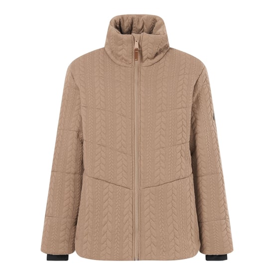 Regatta Womens/Ladies Amaryl Cable Knit Padded Jacket (Mocha) - Image 2