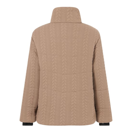 Regatta Womens/Ladies Amaryl Cable Knit Padded Jacket (Mocha) - Image 3