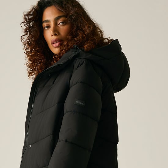 Regatta Womens/Ladies Eloria Long Length Padded Jacket (Black) - Image 5