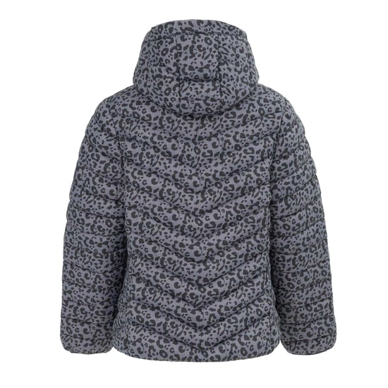 SoulCal Womens/Ladies Bubble Animal Print Nylon Puffer Jacket (Grey) - Image 2