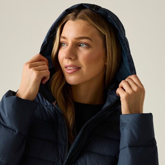 Regatta Womens/Ladies Amara Padded Jacket (Navy/Dusky Blue) - Image 3
