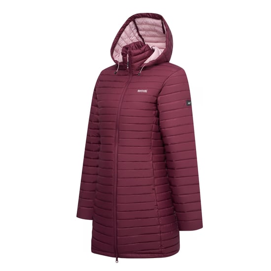 Regatta Womens/Ladies Selenar Quilted Long Jacket (Fig) - Image 5