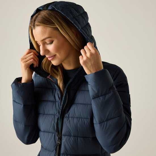 Regatta Womens/Ladies Amara Padded Jacket (Navy/Dusky Blue) - Image 6
