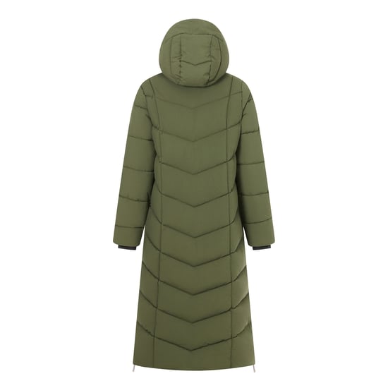 Regatta Womens/Ladies Eloria Long Length Padded Jacket (Dark Khaki) - Image 2