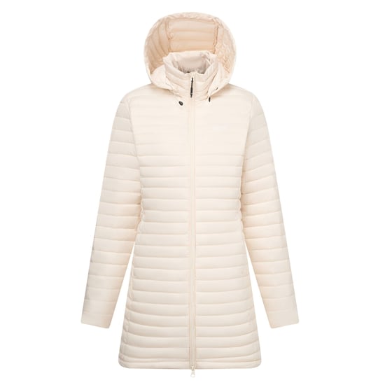 Regatta Womens/Ladies Selenar Quilted Long Jacket (Light Vanilla) - Image 1