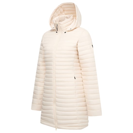 Regatta Womens/Ladies Selenar Quilted Long Jacket (Light Vanilla) - Image 3