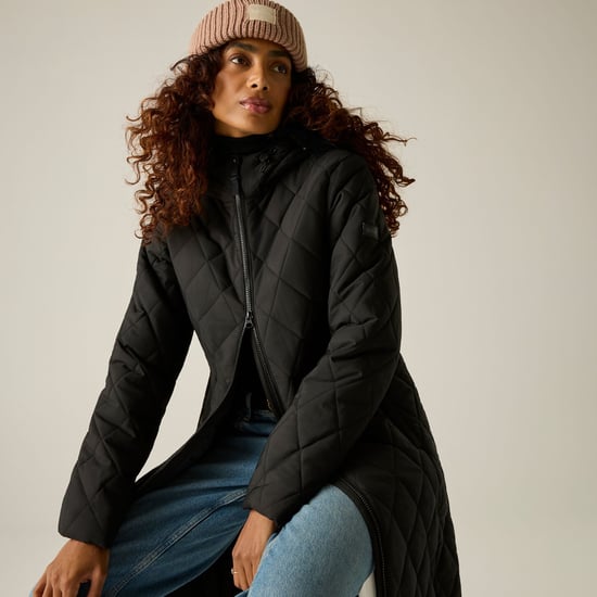 Regatta Womens/Ladies Fionne Long Length Jacket (Black) - Image 3