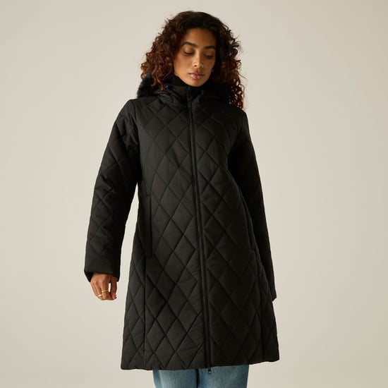 Regatta Womens/Ladies Fionne Long Length Jacket (Black) - Image 6