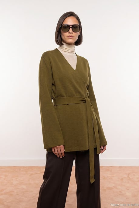 Dames Acryl Wolmix Cardigan - Image 1