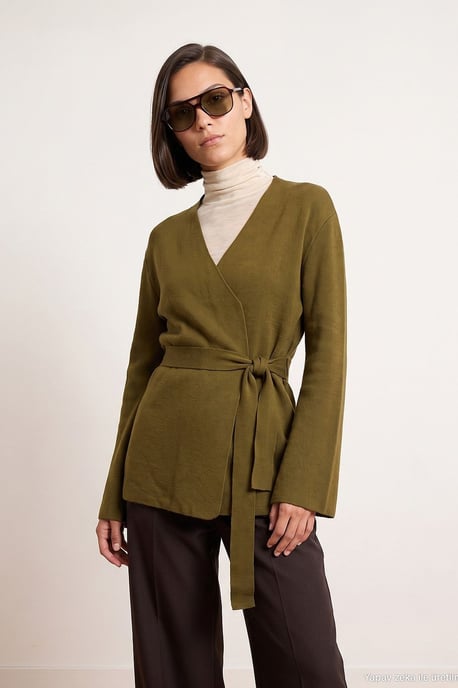 Dames Acryl Wolmix Cardigan - Image 3