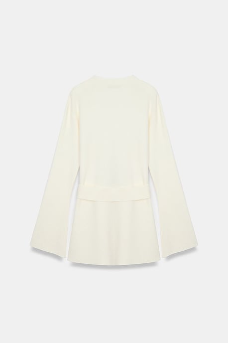 Women's Acrylic Wool Blend Cardigan - Image 6