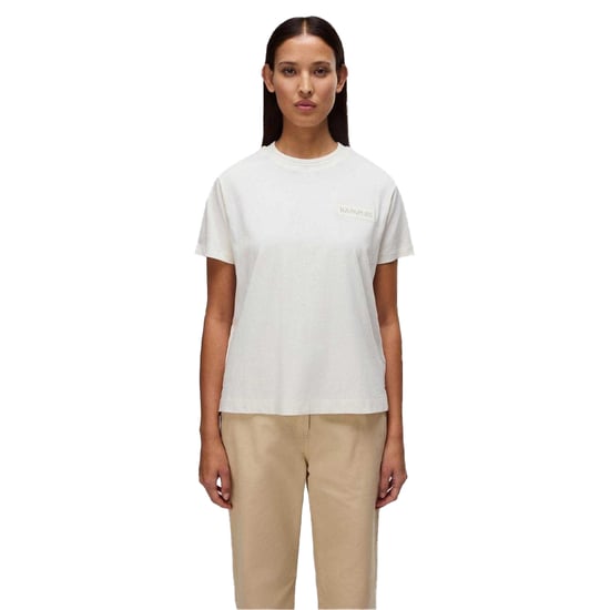 Napapijri Womens/Ladies Clarao Regular T-Shirt (White) - Image 1