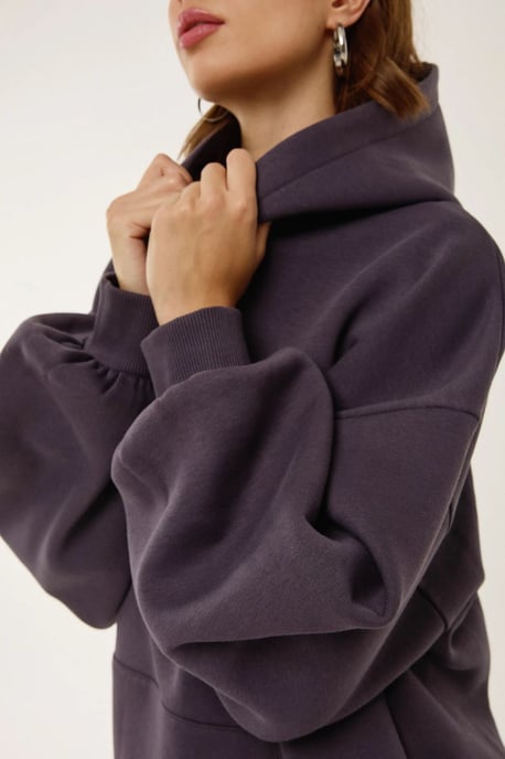 Extra Oversized Hooded Heavy Hoodie - Image 3