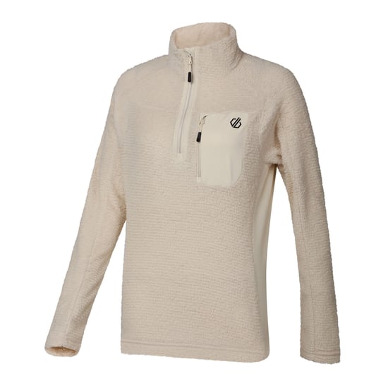 Dare 2B Levitate technisch fleecejack met halve rits voor dames (Amandelmelk) - Image 3