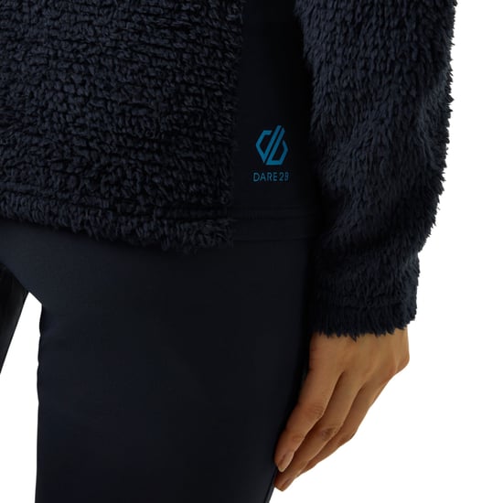 Dare 2B Levitate technisch fleecejack met halve rits voor dames (Marine) - Image 5
