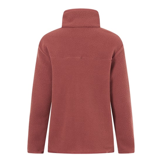Regatta Womens/Ladies Frankie Borg Half Zip Fleece (Dark Cherry) - Image 2