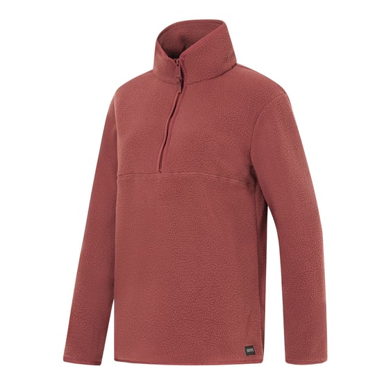 Regatta Womens/Ladies Frankie Borg Half Zip Fleece (Dark Cherry) - Image 3