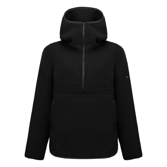Regatta Elindra waterafstotende fleece met halve rits voor dames (Zwart) - Image 1