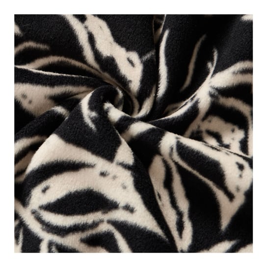 Regatta Womens/Ladies Frankie Leaf Print Full Zip Fleece Jacket (Black/White) - Image 6