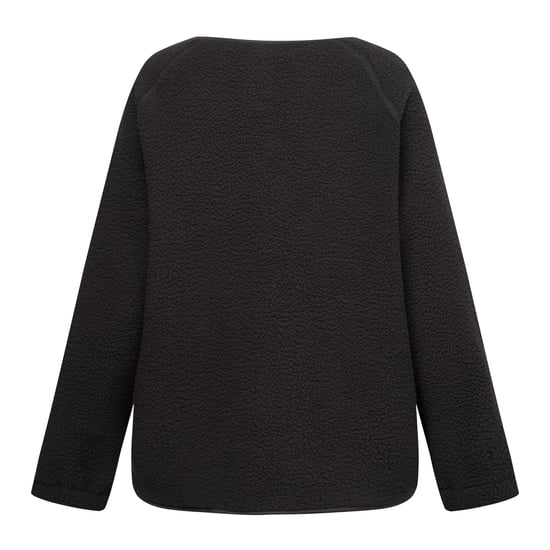 Regatta Womens/Ladies Lea Borg Snap-Front Fleece (Black) - Image 2