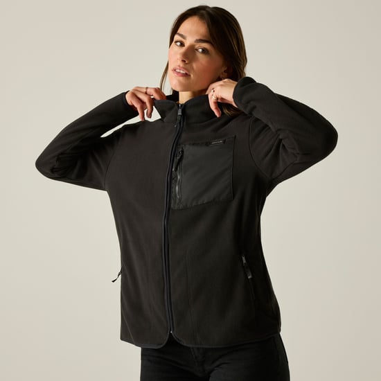 Regatta Womens/Ladies Frankie Full Zip Fleece (Black) - Image 5
