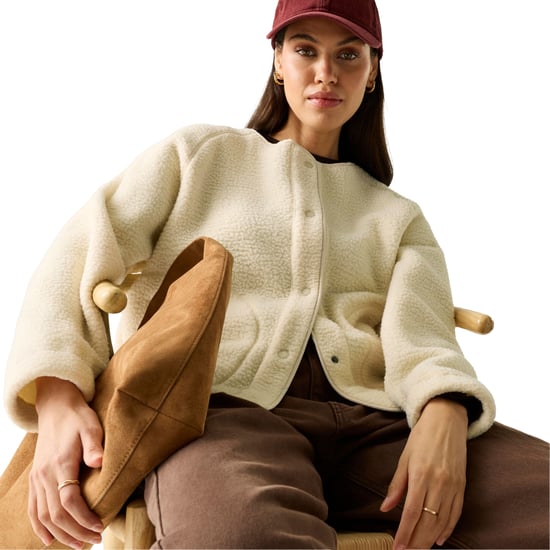 Regatta Womens/Ladies Lea Borg Snap-Front Fleece (Light Vanilla) - Image 4