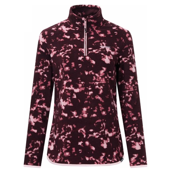 Regatta Margot Brush Stroke fleece met kwartrits voor dames (Afb.) - Image 2