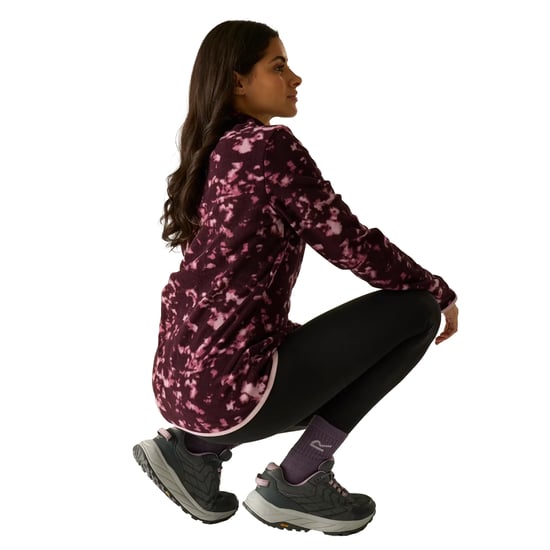 Regatta Margot Brush Stroke fleece met kwartrits voor dames (Afb.) - Image 6