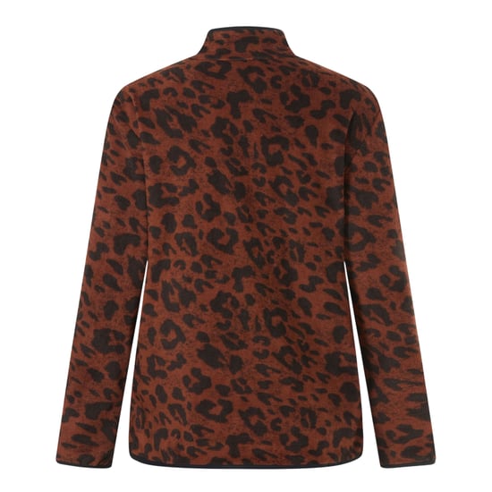 Regatta Womens/Ladies Frankie Leopard Full Zip Fleece Jacket (Dark) - Image 2