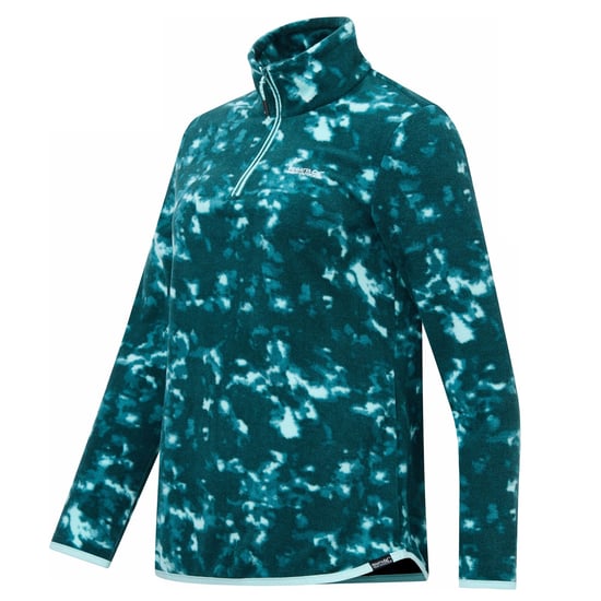 Regatta Margot Brush Stroke fleece met kwartrits voor dames (Mediterranea) - Image 4