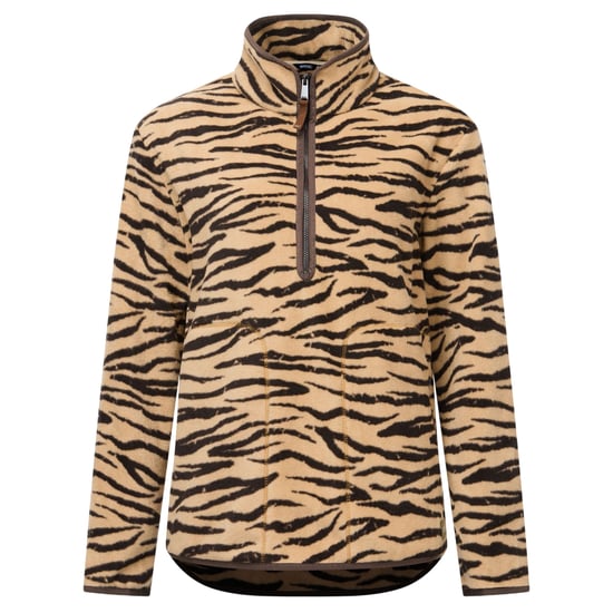 Regatta Dames-fleecejasje met halve rits en zebraprint van Frankie (Barleycorn) - Image 1