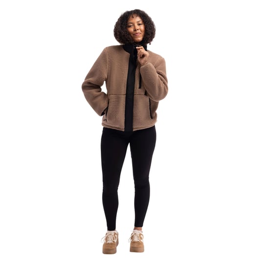 Trespass Womens/Ladies Yuill Fleece Jacket (Beige) - Image 4