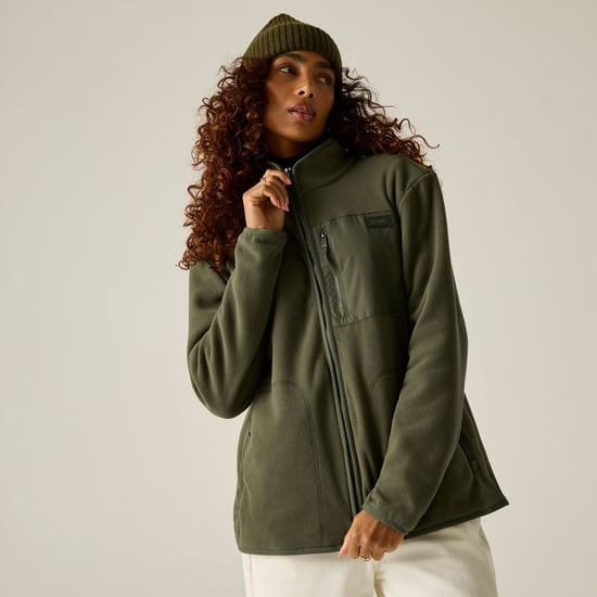 Regatta Womens/Ladies Frankie Full Zip Fleece (Dark Khaki) - Image 1