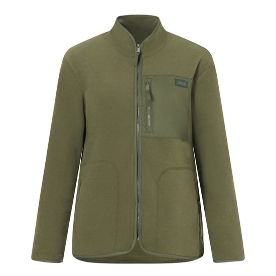 Regatta Womens/Ladies Frankie Full Zip Fleece (Dark Khaki) - Image 2