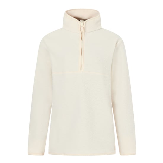 Regatta Womens/Ladies Frankie Borg Half Zip Fleece (Light Vanilla) - Image 1