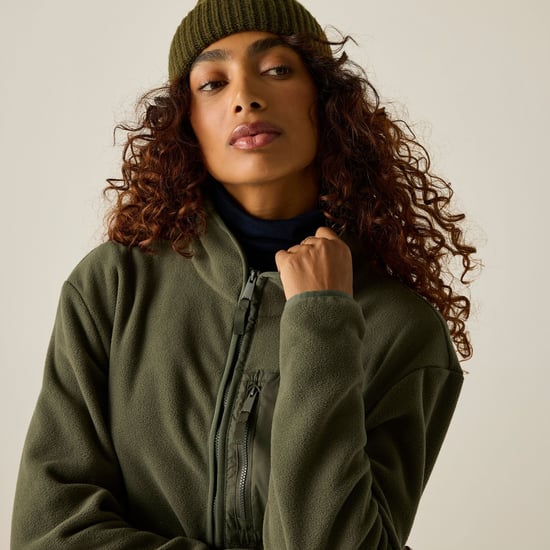 Regatta Womens/Ladies Frankie Full Zip Fleece (Dark Khaki) - Image 5