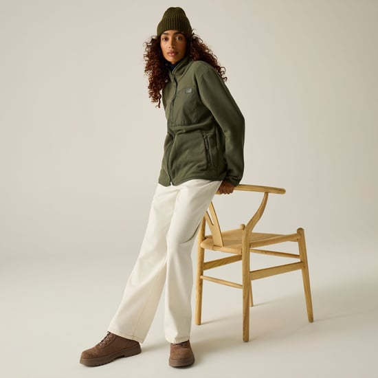 Regatta Womens/Ladies Frankie Full Zip Fleece (Dark Khaki) - Image 6
