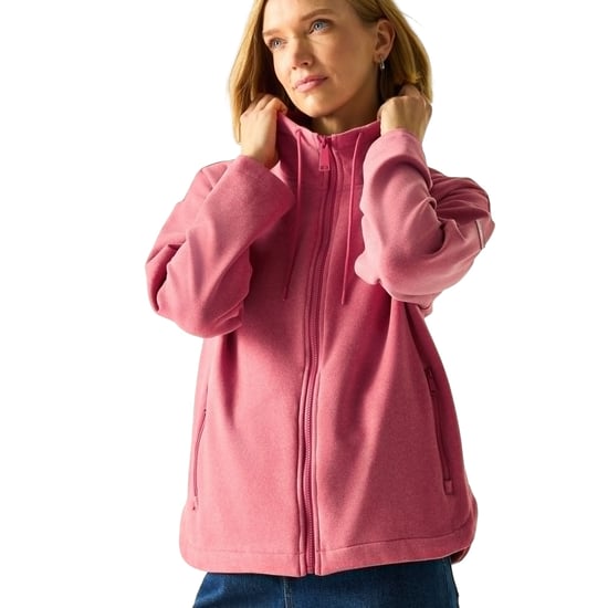 Regatta Womens/Ladies Ashlynn Knitted Fleece Jacket (Slate Rose) - Image 1