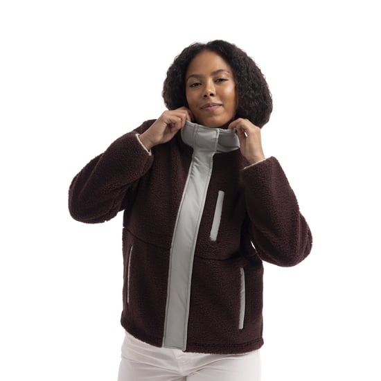 Trespass Womens/Ladies Yuill Fleece Jacket (Mocha) - Image 3