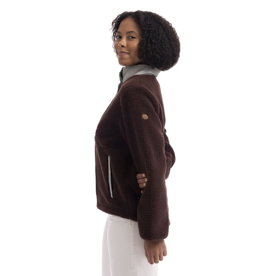 Trespass Womens/Ladies Yuill Fleece Jacket (Mocha) - Image 4