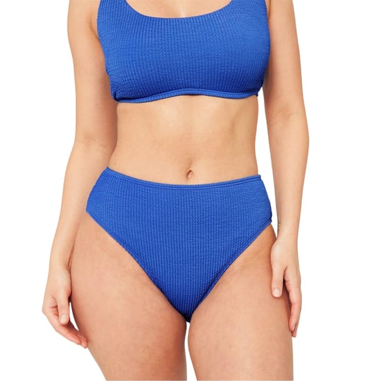 Be You Bikinibroekje met textuur en hoge taille voor dames/dames (Kobalt) - Image 4